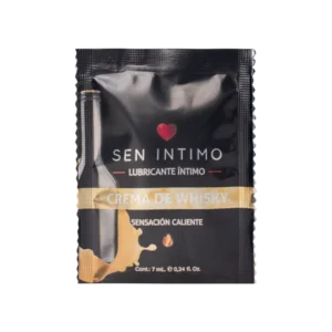 LUBRICANTE ÍNTIMO CREMA DE WHISKY SACHET SENSACIÓN CALIENTE X 7 ML SEN ÍNTIMO