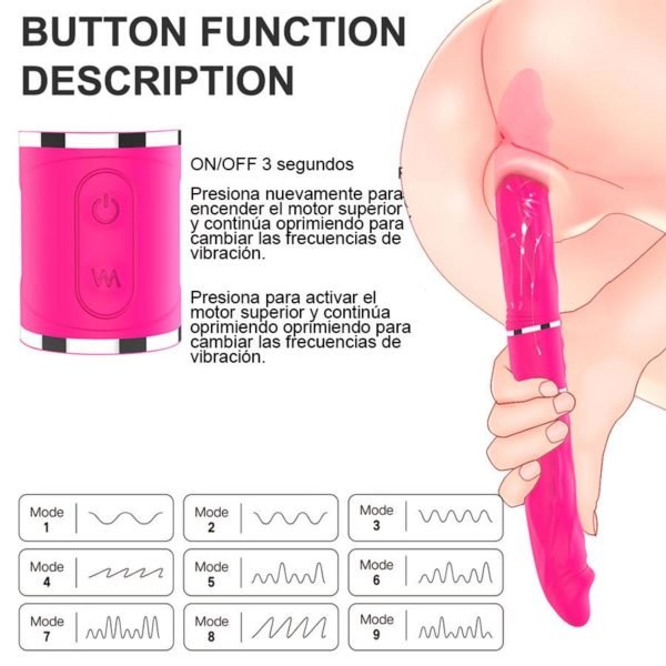 VIBRADOR DOBLE PENETRACIÓN CICI