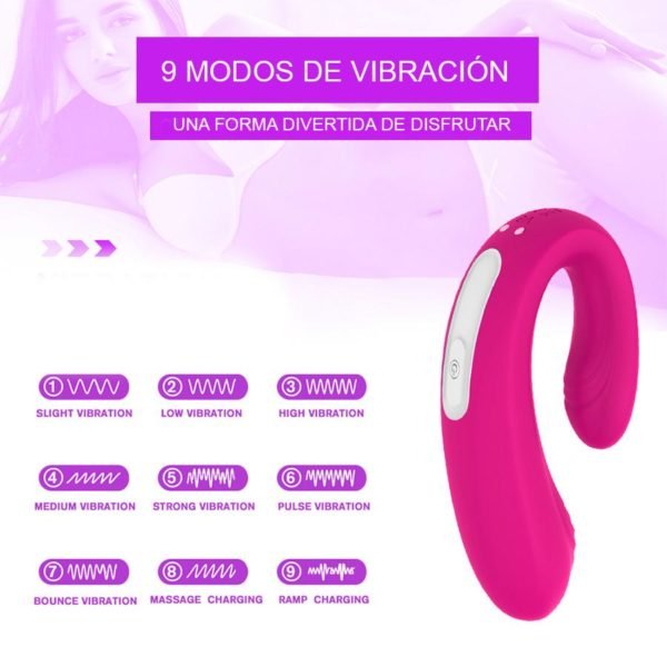 VIBRADOR DOBLE ESTIMULACIÓN ENJOY REMOTE CONTROL PINK