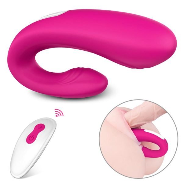 VIBRADOR DOBLE ESTIMULACIÓN ENJOY REMOTE CONTROL PINK