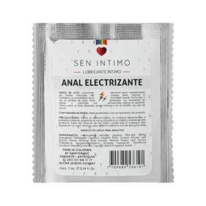 LUBRICANTE INTIMO ANAL ELECTRIZANTE SACHET X 7 ML SEN