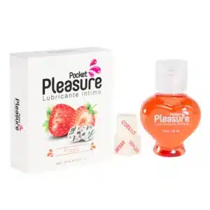 LUBRICANTE ÍNTIMO FRESA X 20 ML BY POCKET PLEASURE