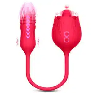 VIBRADOR FLOR DE ROSA LENGUA