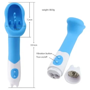 VIBRADOR CON CEPILLO PARA EL PUNTO G