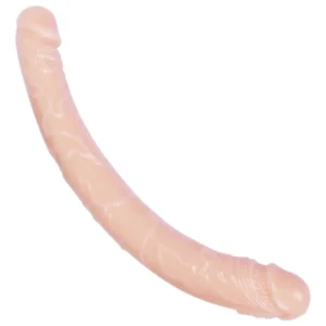 DILDO DOBLE CABEZA TEXTURIZADO 35 CM